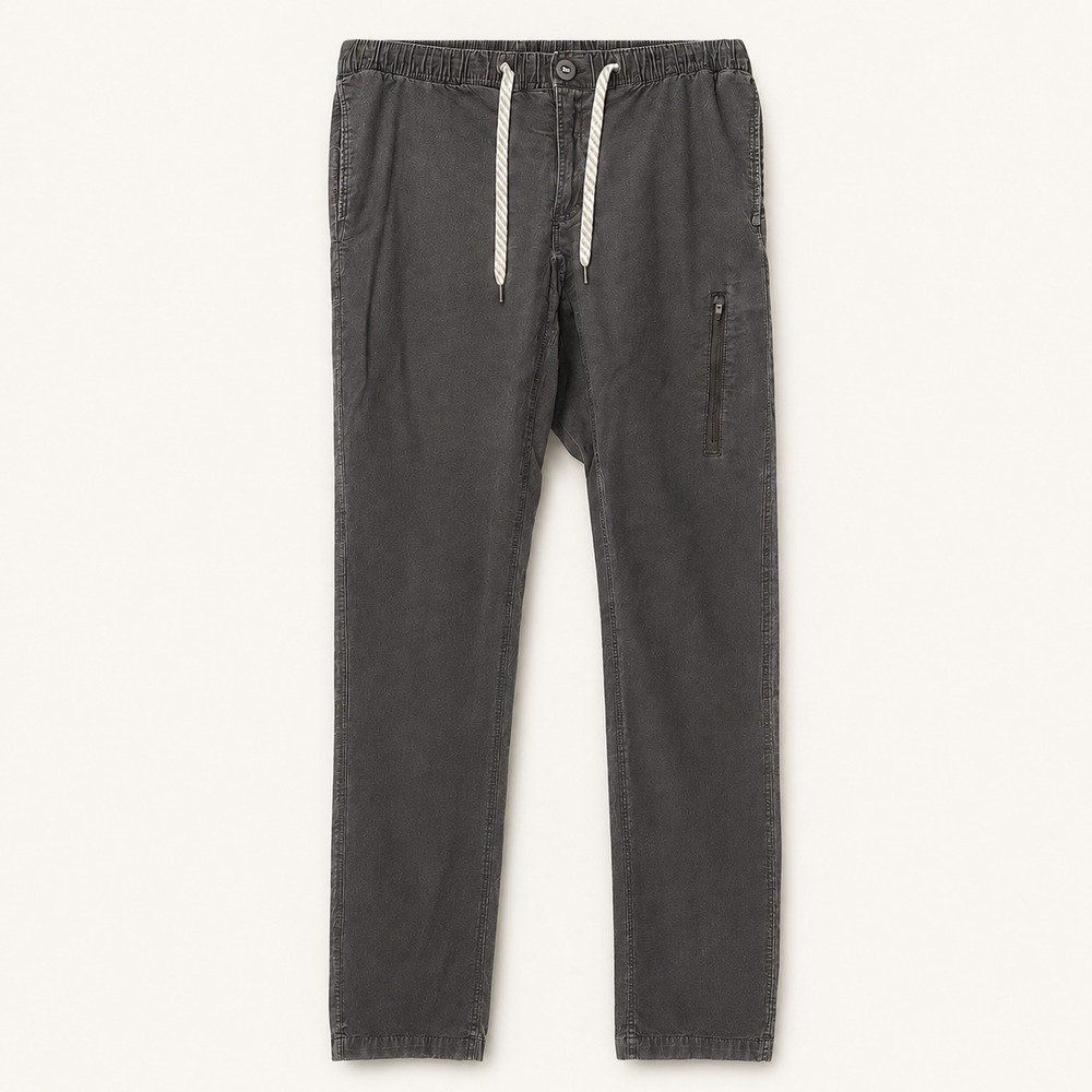 Vuori Pants Men Large Climber Ripstop Tapered Pockets Outdoor Charcoal Gray